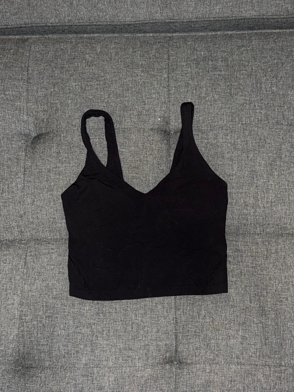 lululemon athletica Black V-Neck Seamless Bralette